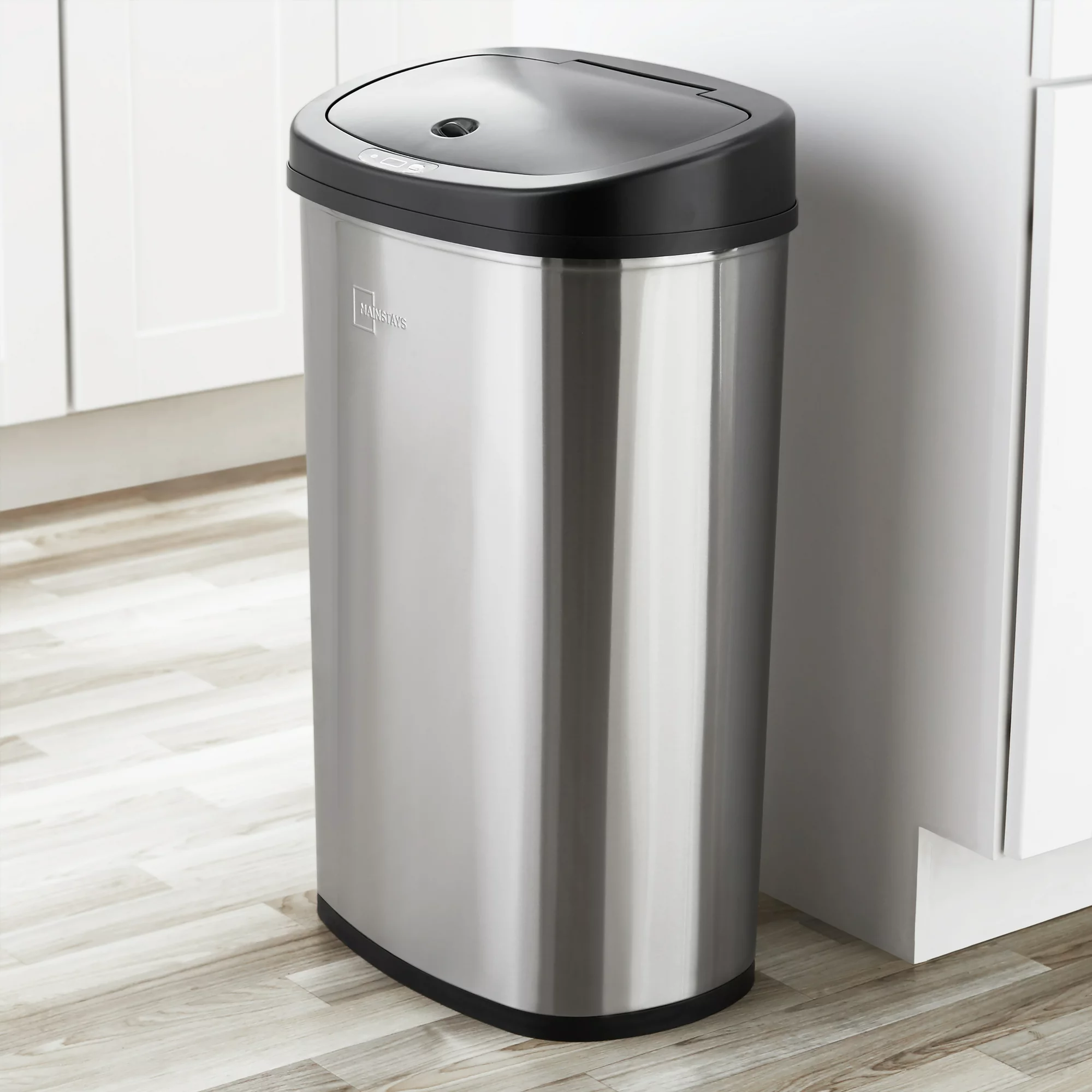 13Gallon Oval Kitchen Motion Sensor Stainless Steel Trash Can-MegaCasa –  Mega Casa