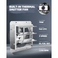 thumbnail image 4 of Ventilador de escape con persiana montado en la pared iLiving 12 960 m³/h, 4 of 8