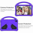 thumbnail image 3 of Dteck Kids Friendly Cover for Samsung Galaxy Tab A 10.1 Case 2019, SM-T510/T515,Anti-Drop Shock Proof Light Weight Convertible Handle Stand Cover (Purple), 3 of 7