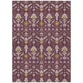 thumbnail image 2 of Addison Rugs Chantille Indoor/Outdoor Traditional Global Eggplant Machine Washable Rectangle Rug, 9' x 12', 2 of 8
