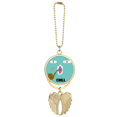 thumbnail image 1 of Blue Emotion Chill Smoke Cat Car Keychain Angel Wing Pendant, 1 of 4