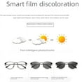 thumbnail image 4 of Gafas de sol con montura Retro ovalada de primavera para hombre, gafas de sol polarizadas de Metal ultraligeras con espejo de proximidad que cambian de color, antiluz azul, 4 of 5