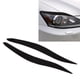 thumbnail image 3 of Cejas de Faros, Decoracyn Exterior Resistente a la Abrasión de la Altura del Párpado de los Faros del Faro 2 PCS PARAS DE AUTOMÓVIL, 3 of 7