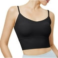 thumbnail image 2 of Xunlbb Up to 50% off Wireless Bra for Women Plus Size Woman's Printing Gathered Together Large Size Daily Bra Underwear No Rims(Black,L), 2 of 3