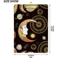 thumbnail image 2 of FMSHPON Sun Crescent Moon Face Astrology Boho Clipboard Hardboard Wood Nursing Clip Board and Pull for Standard A4 Letter 13x9 inches, 2 of 7