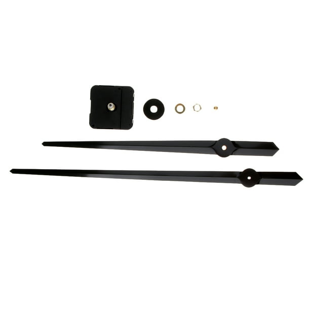 Movimiento de reloj de pared de cuarzo jinwen 1 pieza negro