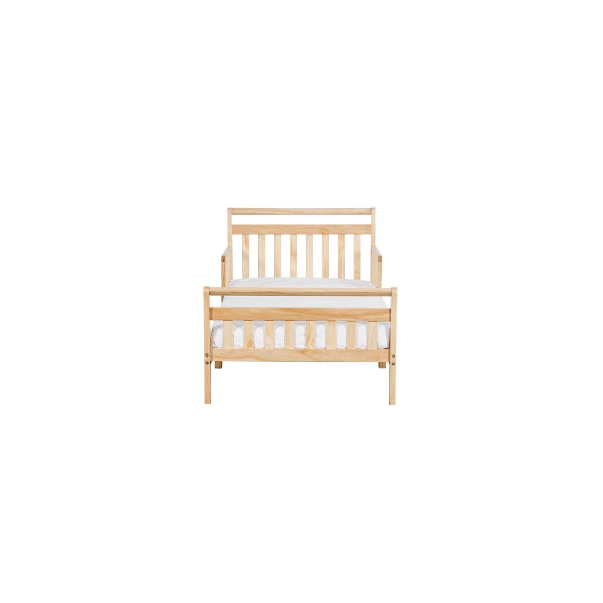 AFG Anna Classic Sleigh Wood Toddler Bed, Natural