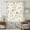 Yellow, variant on Yellow Grey Botanical Sheer Curtains 54 Inches Long, Spring Floral Watercolor Light Filering Curtains, Breathable Simi Curtain Privacy Drapes for Kitchen Bathroom Nursery Small Window Treatment