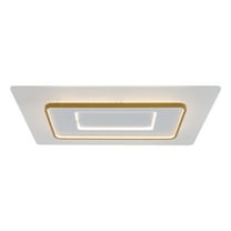 35" Rectangle Flush Mount LED Ceiling Light with Remote Control