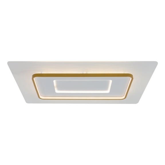 35" Rectangle Flush Mount LED Ceiling Light with Remote Control