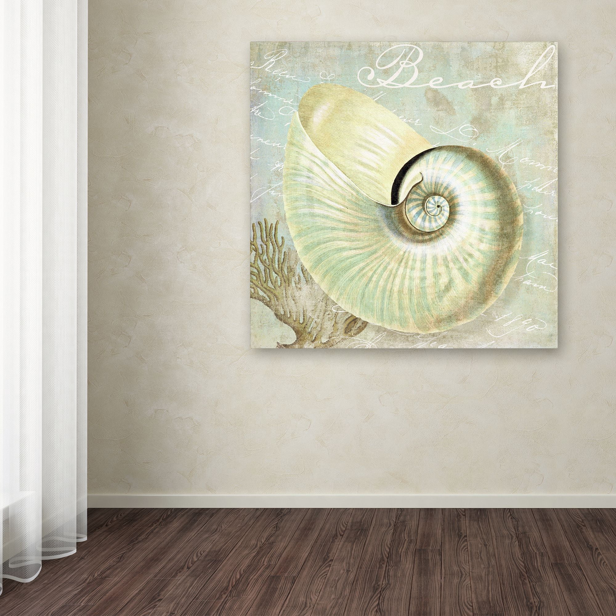 Trademark Fine Art "Turquoise Beach IV" Canvas Art by Color Bakery