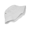 thumbnail image 5 of Glory Max Summer Beach Bucket Hat 100% Cotton Sun Visor Fishing Packable Cap White, 5 of 5