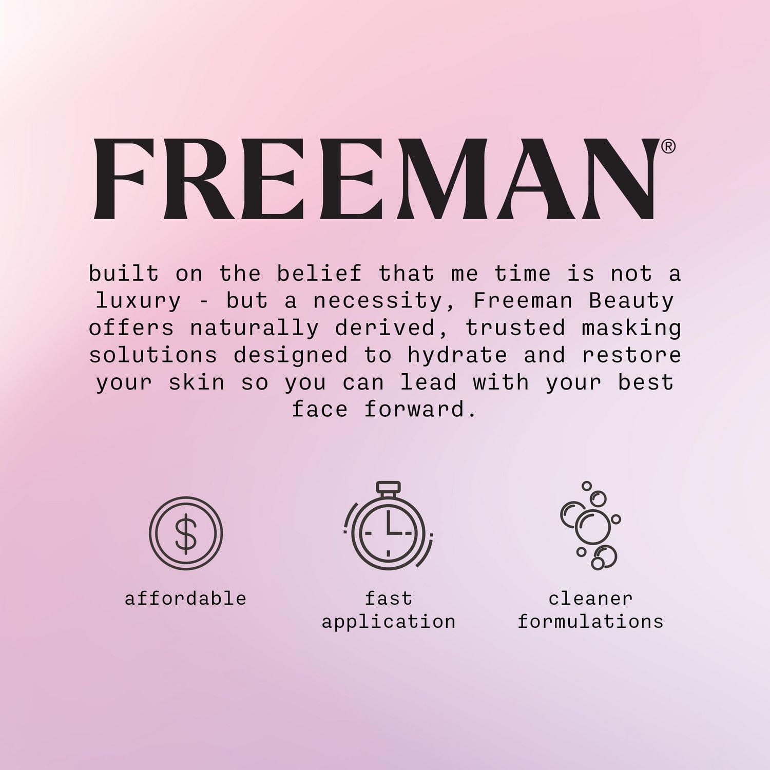 Freeman Exotic French Pink Clay Mask, 175 ml