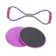 thumbnail image 4 of Juego de 3 discos deslizantes para ejercicios con cuerda de resistencia. púrpura, 4 of 8