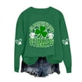 thumbnail image 2 of BEFOKA Long Sleeve Shirts For Women St Patrick'S Day Crew Neck Sweatshirts Irish Shamrock Printed Black Shirts Going Out Tops Plus Size Blouses Green Graphic Tshirts Tee Tops, 2 of 4
