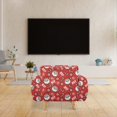 thumbnail image 2 of XYZCANDO Santa Claus Stretch Armchair Slipcover Universal Sofa Covers for Living Room Dogs Pet Furniture Protection Polyester Armchair Slipcovers with Anti Slip Foam Sticks, 2 of 6