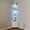 White, variant on TEQIN 58"Tall Corner Shelf,5-Tier Corner Cabinet With Storage And Led Light,Storage Display Stand Corner Display Shelf For Living Room, Bedroom, Kitchen & Home Office