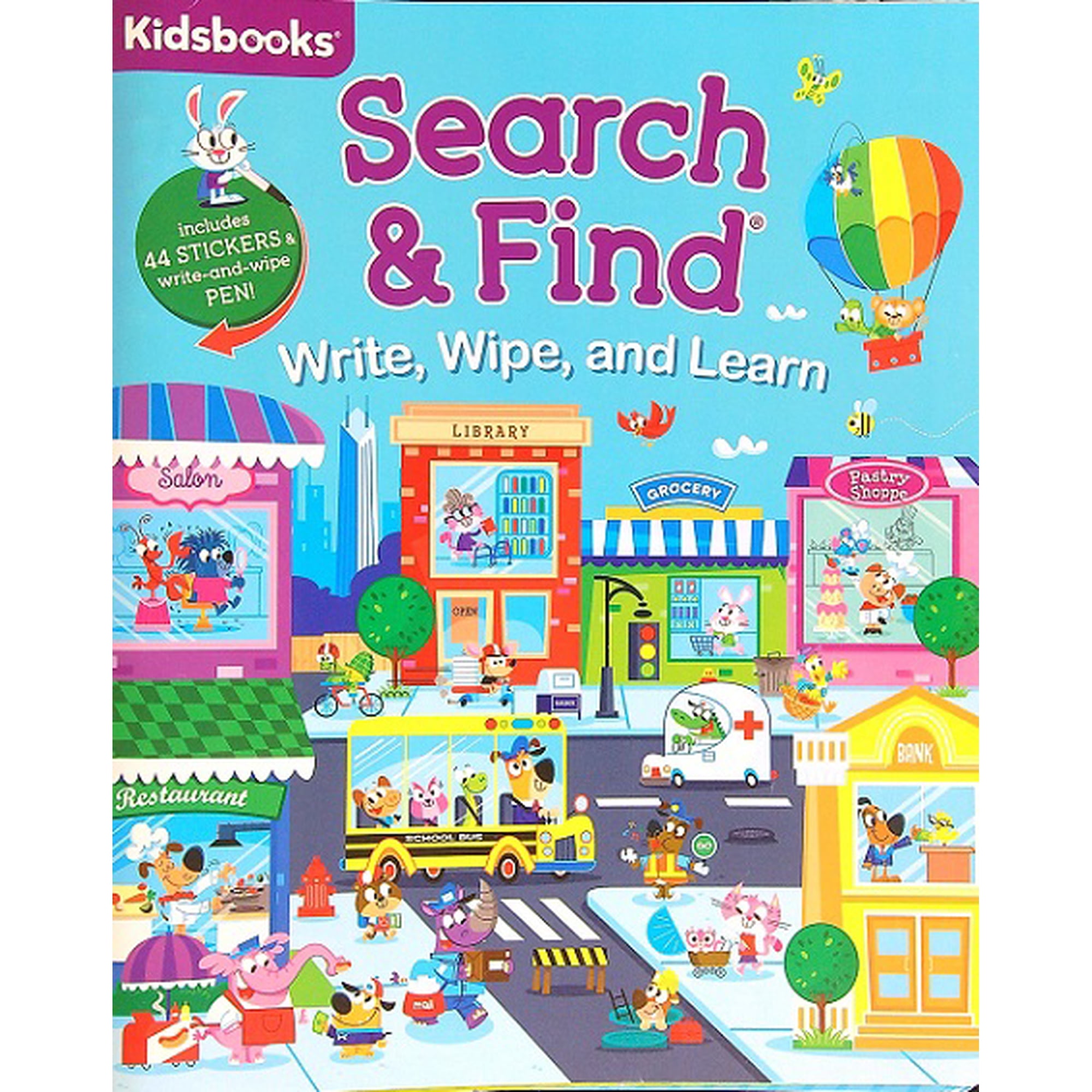 Kidsbooks: Search & Find: Write, Wipe, & Learn, Book 1 (Walmart Exclusive) (Paperback)