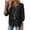 Black, variant on Embroidered Tops for Women V Neck Embroidered Shirt Cotton Yarn Breathable Vintage Boho Button Shirt Loose Fit Tunic Embroidery Plain Top Vintage Vacation Tees Vintage T-shirt White L
