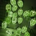 thumbnail image 3 of USB-Powered Easter Eggs Wire String Lights - 3m/20 LED Twinkle & Bright Indoor/Outdoor Party Home Decor Lamps, IP20(Green), 3 of 3