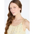 thumbnail image 3 of Joyspun Women's Woven Midi Sleep Gown with Shoulder Tie, Sizes XS to 3X, 3 of 4