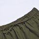 thumbnail image 3 of Gibobby Pantalones para mujer cargo Pantalones casuales de pierna ancha plisados con cintura elástica de color sólido informales y cómodos para mujer(Verde,XL), 3 of 5