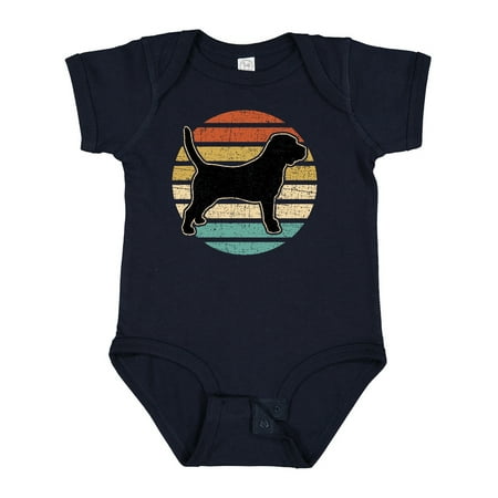 

Inktastic Beagle Dog Retro Sunset Gift Baby Boy or Baby Girl Bodysuit