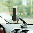 thumbnail image 3 of Dash Car Mount for OnePlus 9, Nord N100/N10 5G, Pro Phones - Windshield Holder Cradle Swivel Dock Suction L8W, 3 of 12