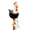 thumbnail image 1 of Decoración de arte de jardín Forma de pollo Estaca Piso Resina Artesanía Yarda Césped Adorno de gallina, Tipo 1 kenally HA005016-01B, 1 of 6