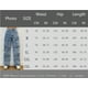 thumbnail image 5 of Pantalones vaqueros de pierna ancha con diamantes de imitación for mujeres y adolescentes, pantalones de mezclilla elásticos y holgados for fiestas y festivales, 5 of 5