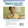 thumbnail image 1 of Pre-Owned Praxis Middle School Mathematics (5169) Book + Online (Paperback) by Mr. Stephen Reiss, Sandra Rush, 1 of 1