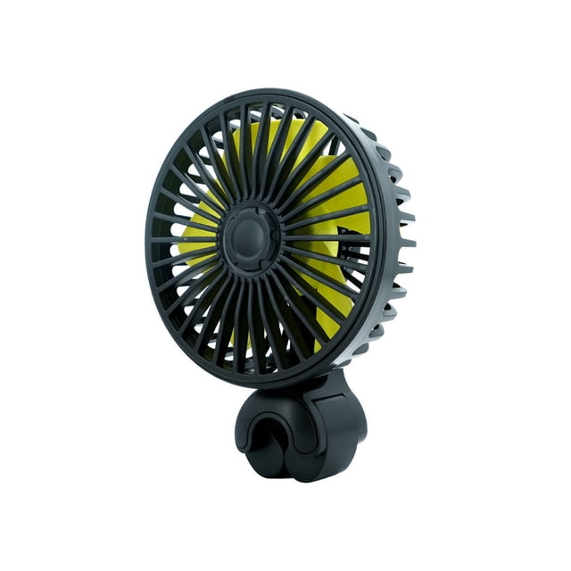 Bewildely Ventilador de coche ligero interruptor giratorio de velocidad rápida ventilador de asiento trasero ambientador USB Flexible Voiture Ventilatore Electrodomésticos Bewildely HA065512-00