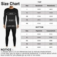 thumbnail image 7 of Anyfit Wear Men Long Johns Thermal Underwear Set Fleece Lined Base Layer Top and Bottom for Cold Weather, 7 of 7