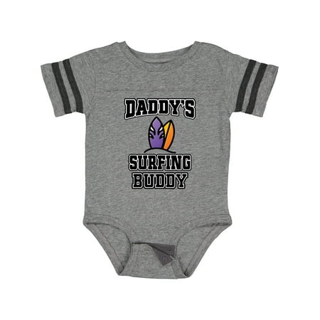 

Inktastic Daddy Surfing Buddy Kids Surfer Gift Baby Boy or Baby Girl Bodysuit