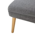thumbnail image 4 of GDF Studio Decker Fabric Ottoman, Light Grey, 4 of 5