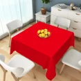 thumbnail image 3 of Tchckioa Tablecloth for Restaurant Decor,70x70 Inch Square Stain Proof Table Cloth Cover,Red, 3 of 6