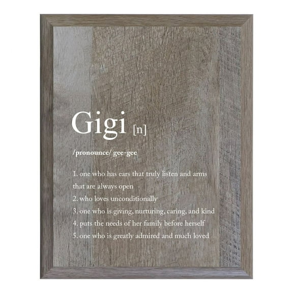 Decorative 8 x 10 Mother's Day Plaque - Definition Of - Barnwood