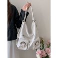 thumbnail image 3 of Venta al por mayor de productos de primera calidad de cuero Hunan, productos más vendidos, versión coreana premium para mujer, bolso de mano con personalidad simple, bolso de hombro, 3 of 4