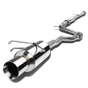 DNA Motoring CBE-HA94L4-NRT For 1994 to 1997 Honda Accord CD 4Cyl Stainless Steel 4" Rolled Muffler Tip Catback Exhaust System 95 96