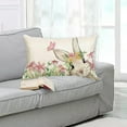 thumbnail image 6 of Dadiaei Easter Bunny, Spring Decor, Religious Gifts - Lumbar Pillow Covers 11.81x16.68 He Is Risen Spring Bunny Throw Pillow Case Decorative Linen Throw Pillow Covers for Couch Home, 6 of 8