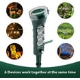 thumbnail image 4 of HBN Outdoor Smart Plug Waterproof WiFi Outdoor Outlet Timer with 6 Grounded Outlets, Remote & Voice Control Heavy Duty Yard Stake Plug Compatible with Alexa and Google Assistant, 4 of 7