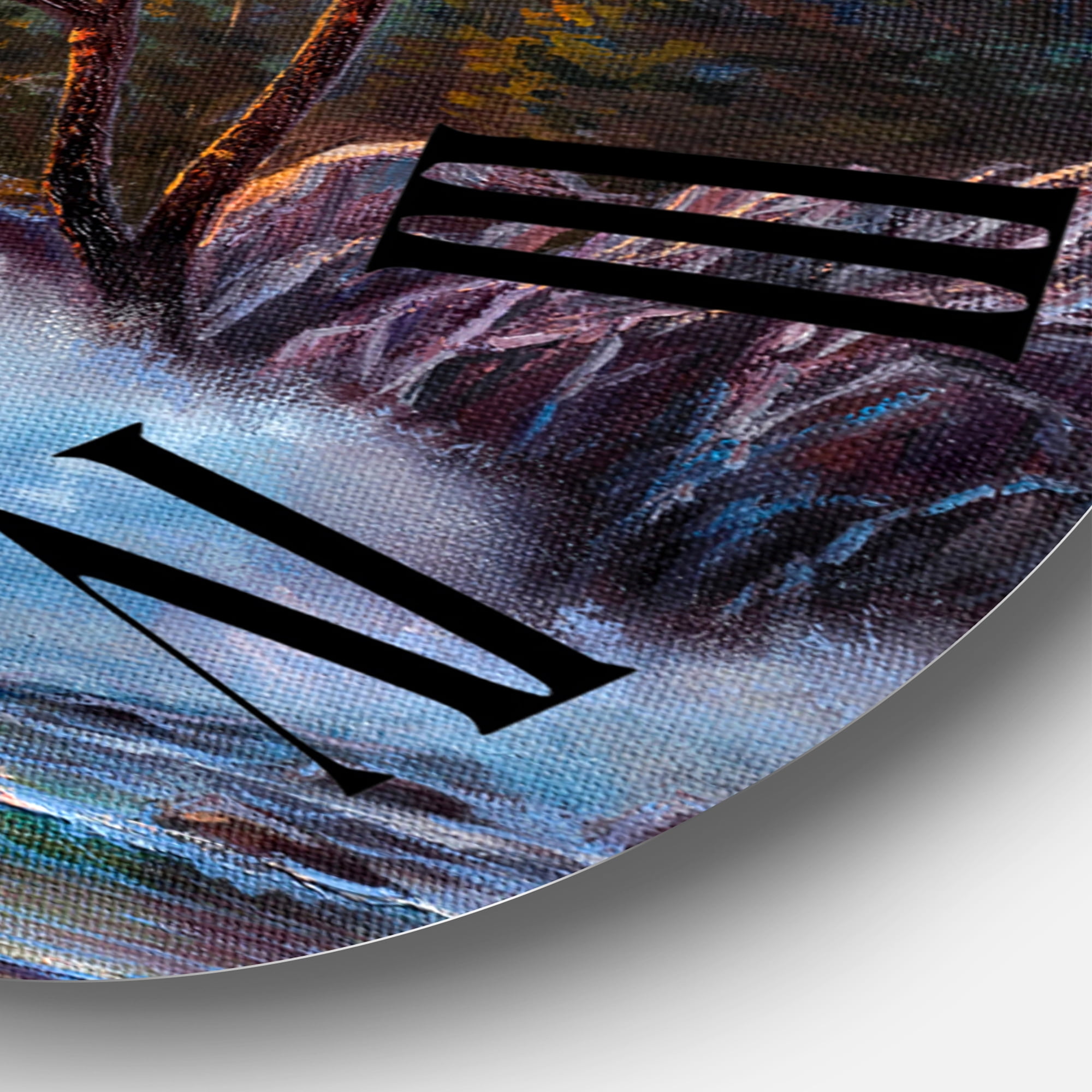 Designart 1 in Coastal Wall Clock