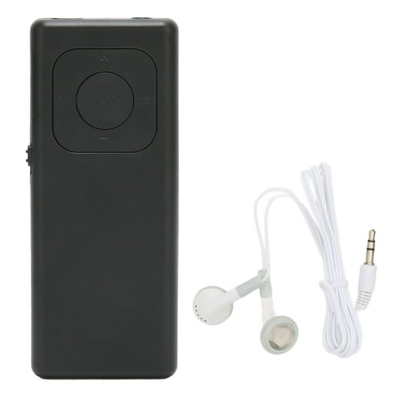 Mini Music Player, Small MP3 Player Long Lasting Lossless Sound for Travel for Students for Work White,Black,Blue