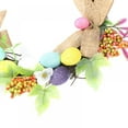 thumbnail image 6 of Easter Wreath for Front Door,12 Inch Artificial Easter Egg Wreath with Mixed Flowers,Burlap and Eggs,Spring Easter Door Wreaths for Wall Easter Decortiaons, 6 of 7