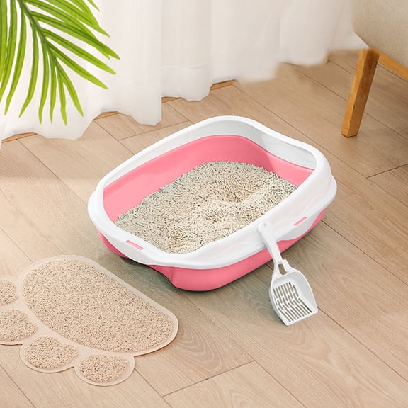 Large Cat Litter Enclosed Privacy Hood Top Entry Odor Control Non Stick Bottom Ideal for Indoor Cats High Sides Design Durable and Easy to Clean Pet Supplies