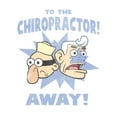 thumbnail image 2 of Spongebob Squarepants Barnacle Boy Chiropractor Mens White Graphic Tee - M, 2 of 3