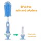 thumbnail image 3 of Limpiador de pezones con cepillo de limpieza de biberones, suave al tacto, sin arañazos, con soporte y clip de almacenamiento, sin BPA, 3 of 5
