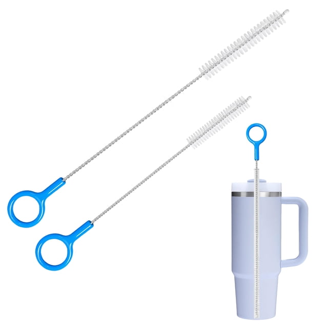 Juego de cepillos limpiadores de pajitas CIDYAUST de 25 cm y 30 cm para Stanley Cup