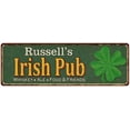 thumbnail image 1 of Russell's Irish Pub Metal Sign Bar Man Cave 8x24 108240010438, 1 of 1