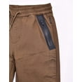 thumbnail image 2 of Ring of Fire Big Boy's Brown Major Slim-Fit Joggers, Medium, 2 of 5